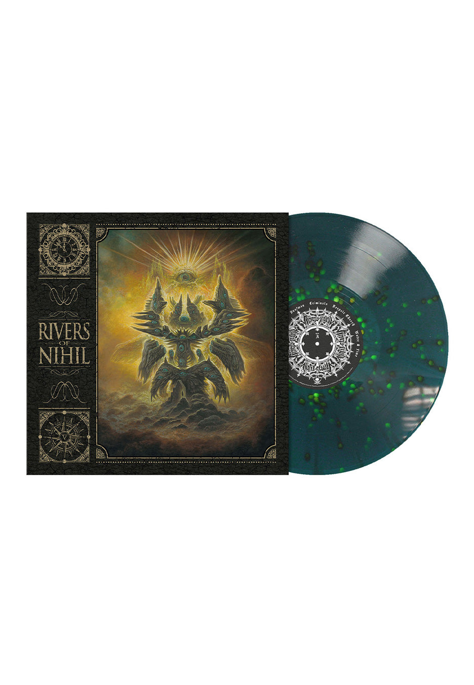 Rivers Of Nihil - Rivers Of Nihil Ltd. Dark Teal w/Orange & Yellow - Splattered Vinyl | Neutral-Image