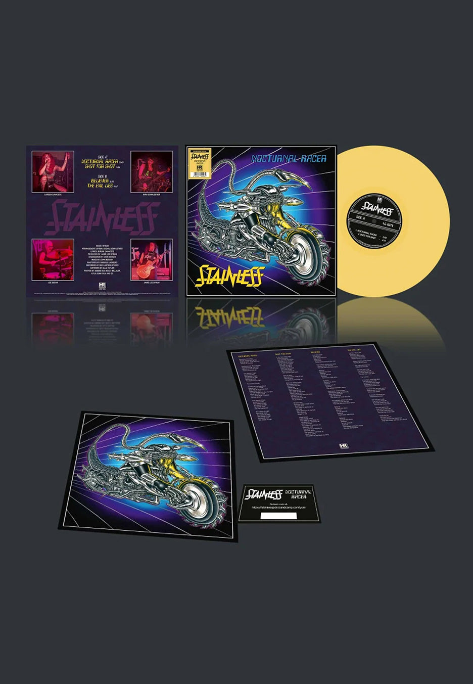 Stainless - Nocturnal Racer Ltd. Mustard - Colored Vinyl | Neutral-Image