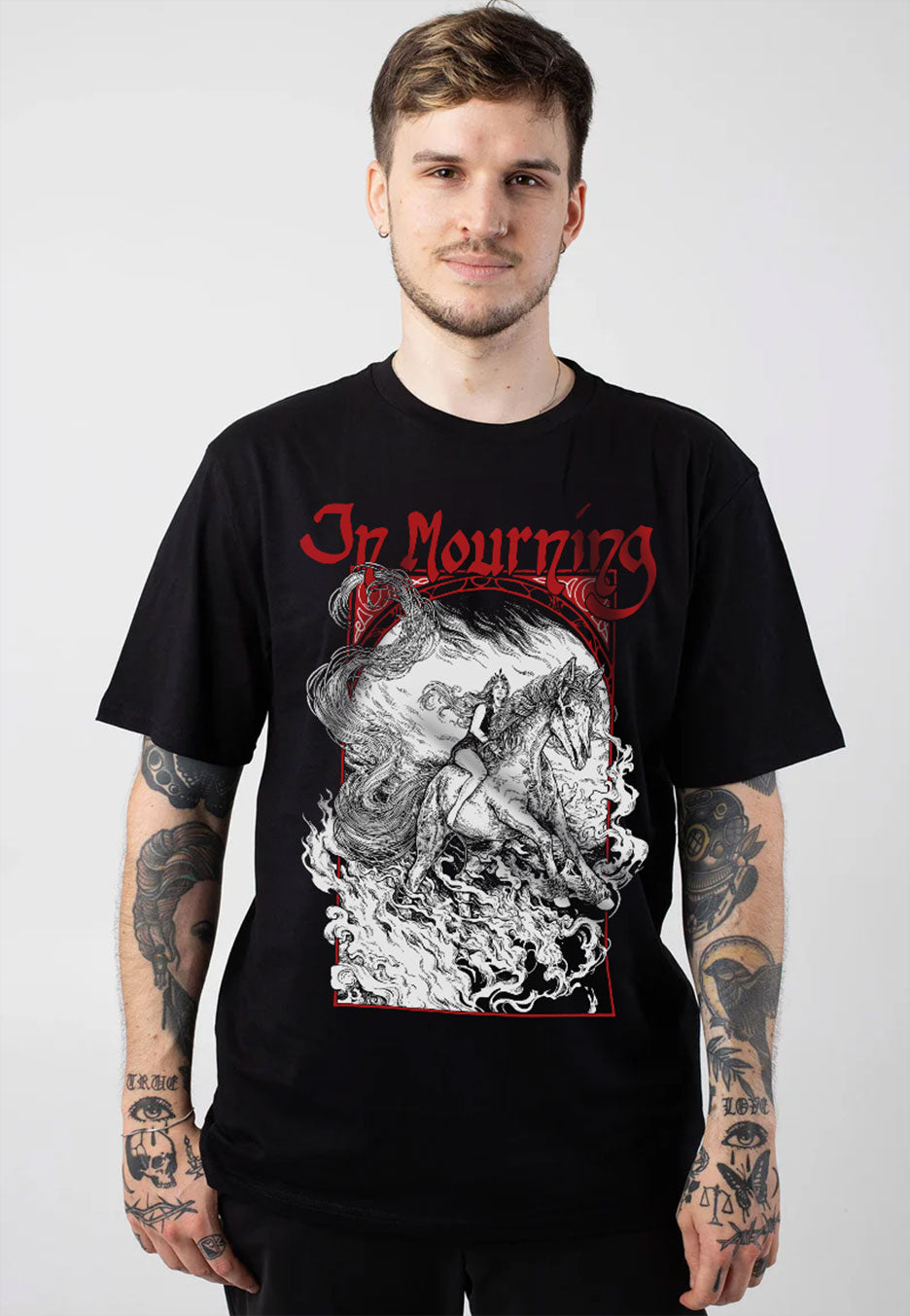 In Mourning - Lady Deathhorse - T-Shirt | Men-Image