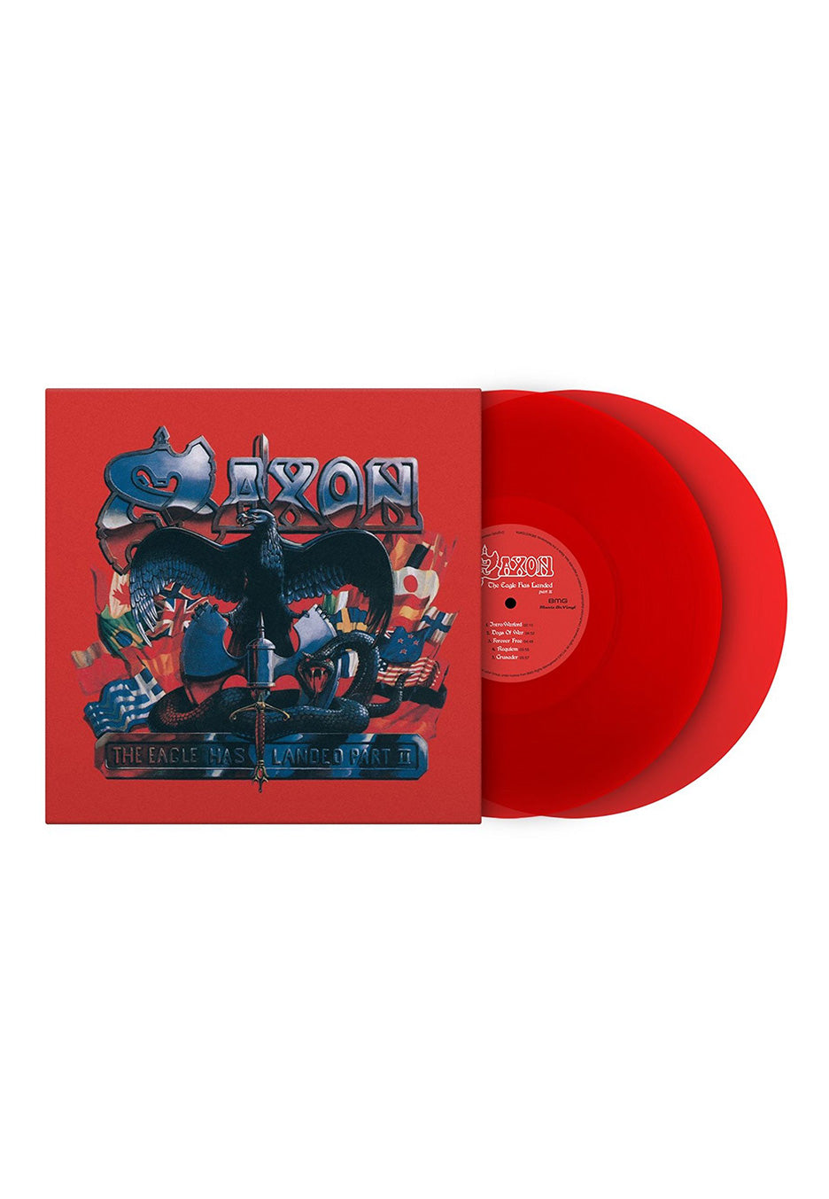 Saxon - The Eagle Has Landed Part II Ltd. Translucent Red - Colored 2 Vinyl | Neutral-Image