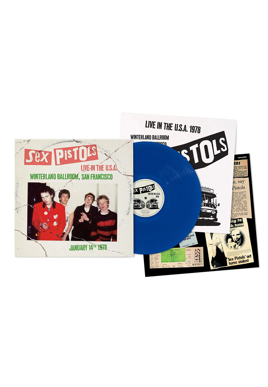 Sex Pistols - Live In The USA 1978: San Francisco Ltd. Blue - Colored Vinyl | Neutral-Image