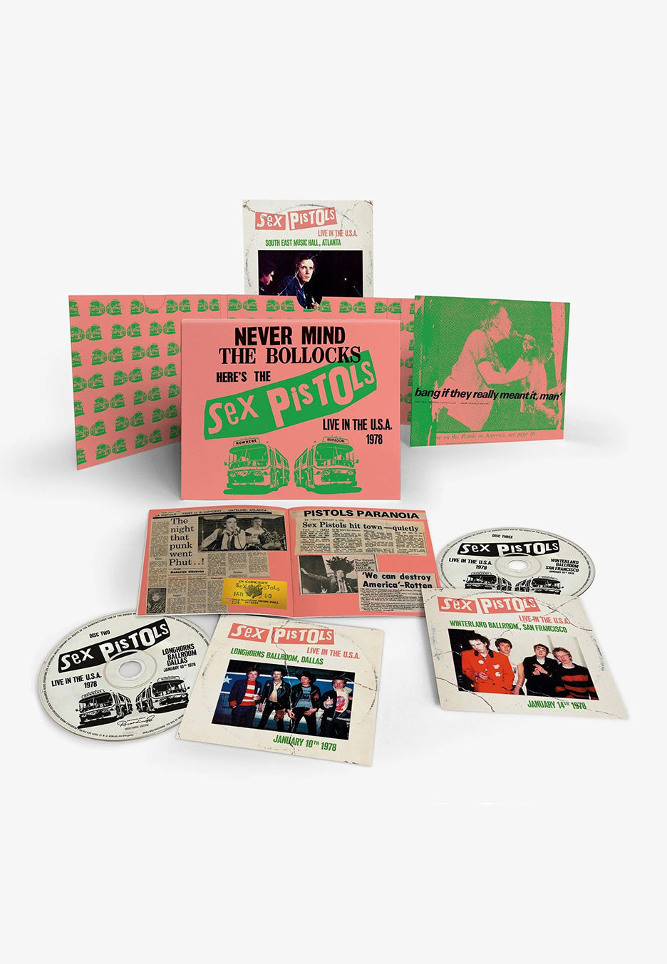 Sex Pistols - Live In The USA 1978 - 3 CD Boxset | Neutral-Image