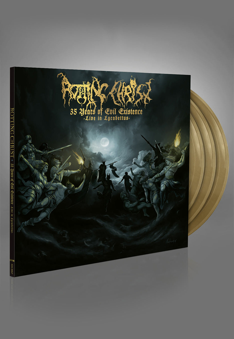 Rotting Christ - 35 Years Of Evil Existence: Live In Lycabettus Ltd. Gold - Colored 3 Vinyl | Neutral-Image