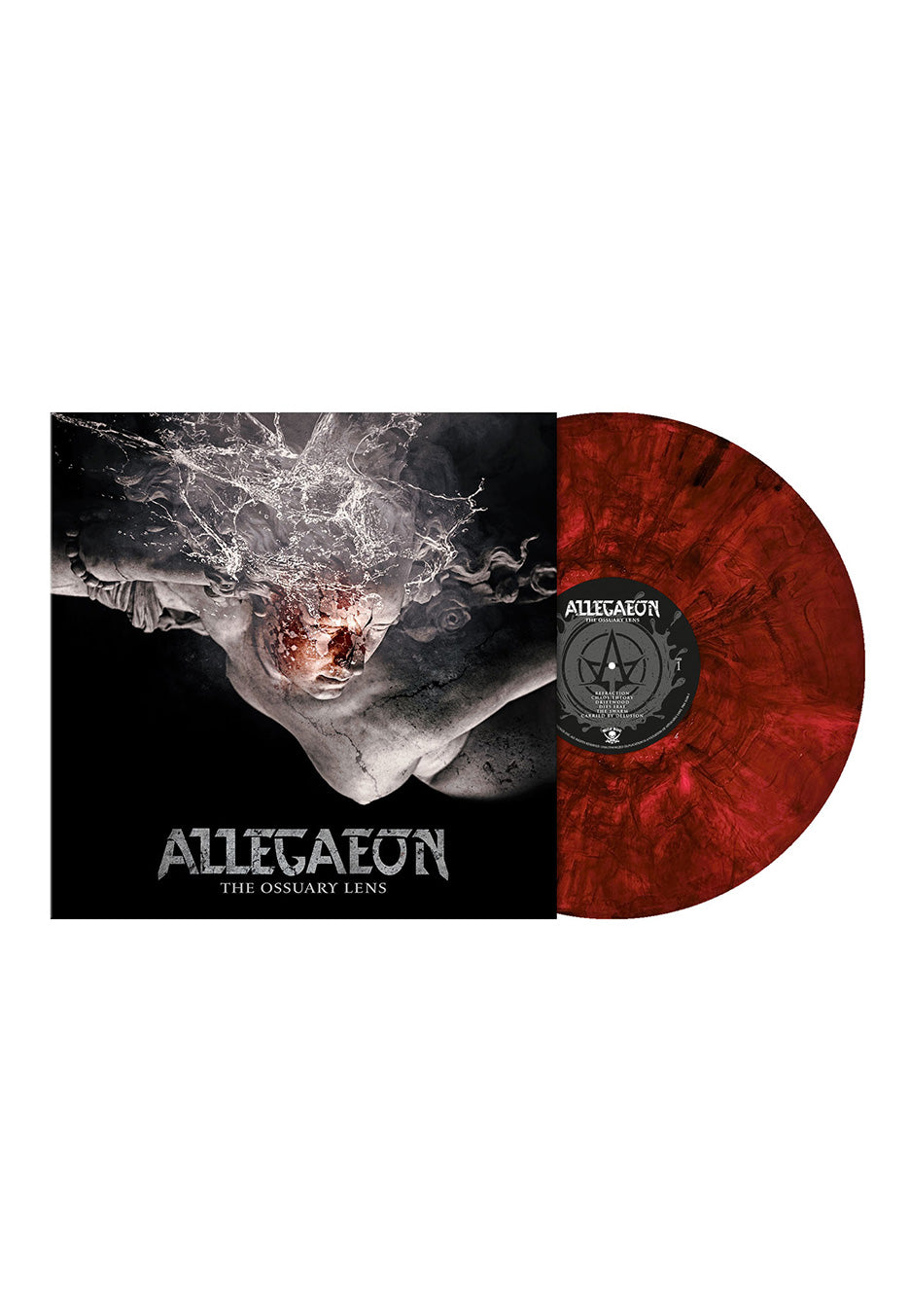 Allegaeon - The Ossuary Lens Red Obsidian - Marbled Vinyl | Neutral-Image