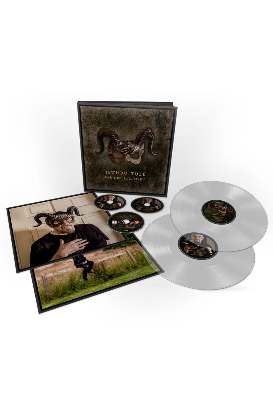 Jethro Tull - Curious Ruminant (Limited Deluxe Edition) Ultra Clear - Colored 2 Vinyl + 2 CD + Blu Ray | Neutral-Image