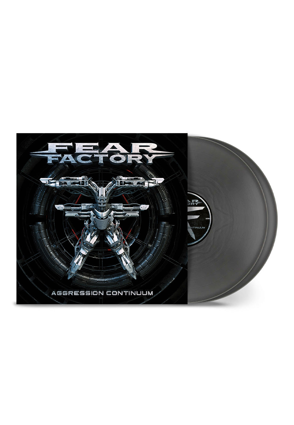 Fear Factory - Aggression Continuum Silver - Colored 2 Vinyl | Neutral-Image