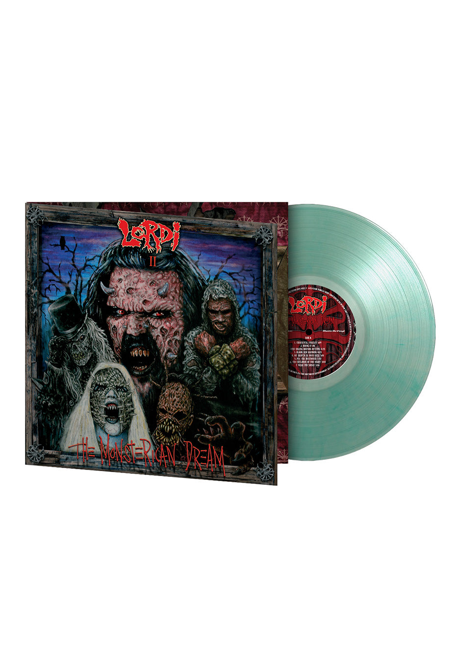 Lordi - Monsterican Dream Ltd. Crystal Clear & Translucent Green - Marbled Vinyl | Neutral-Image