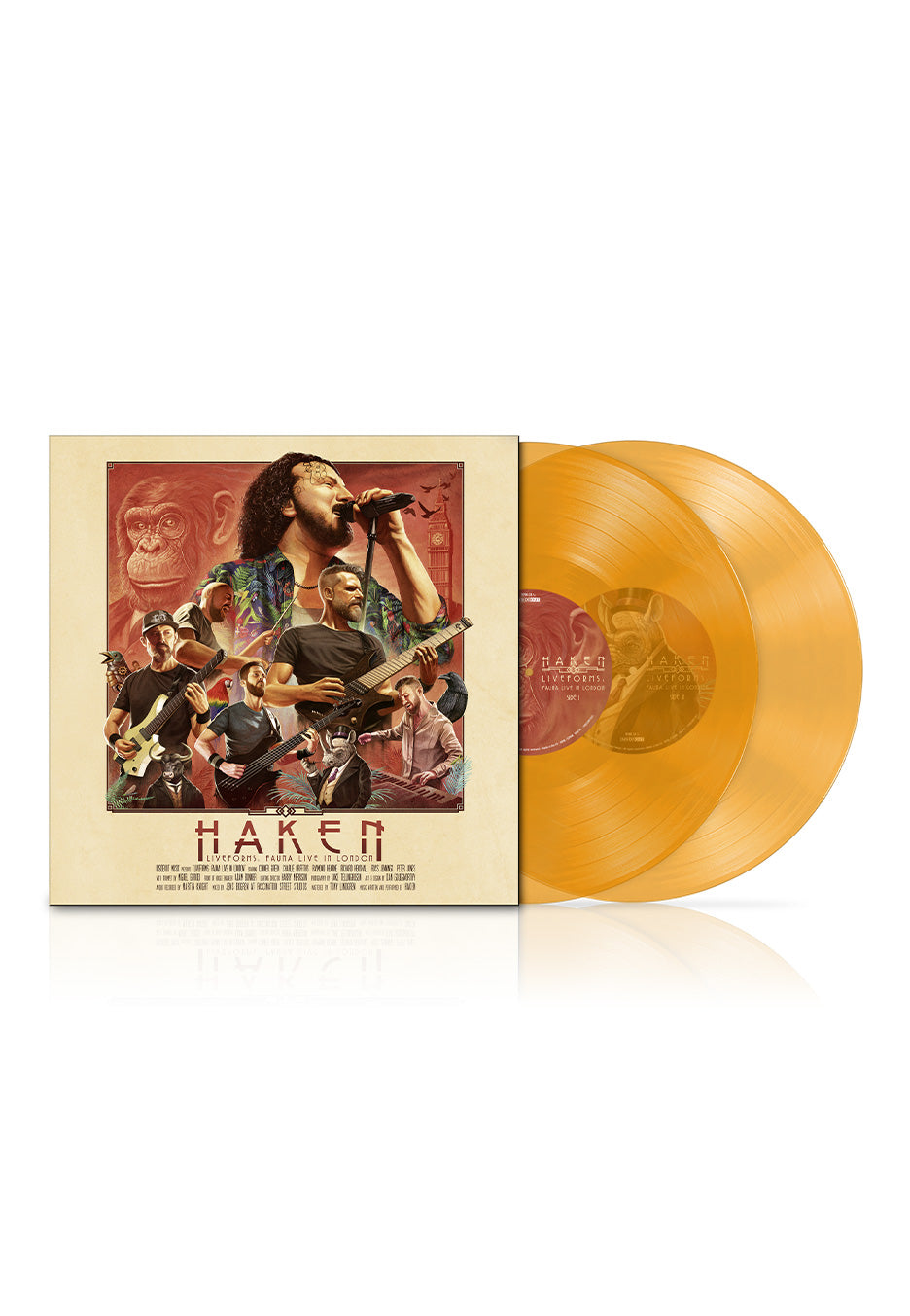 Haken - Liveforms: Fauna Live In London Ltd. Transparent Orange Indie Exclusive - Colored 2 Vinyl | Neutral-Image