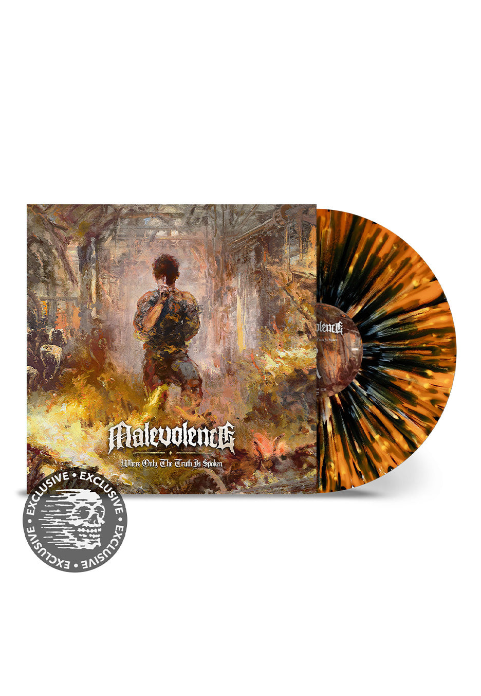 Malevolence - Where Only The Truth Is Spoken Ltd. Orange w/Black/White - Splattered Vinyl | Neutral-Image