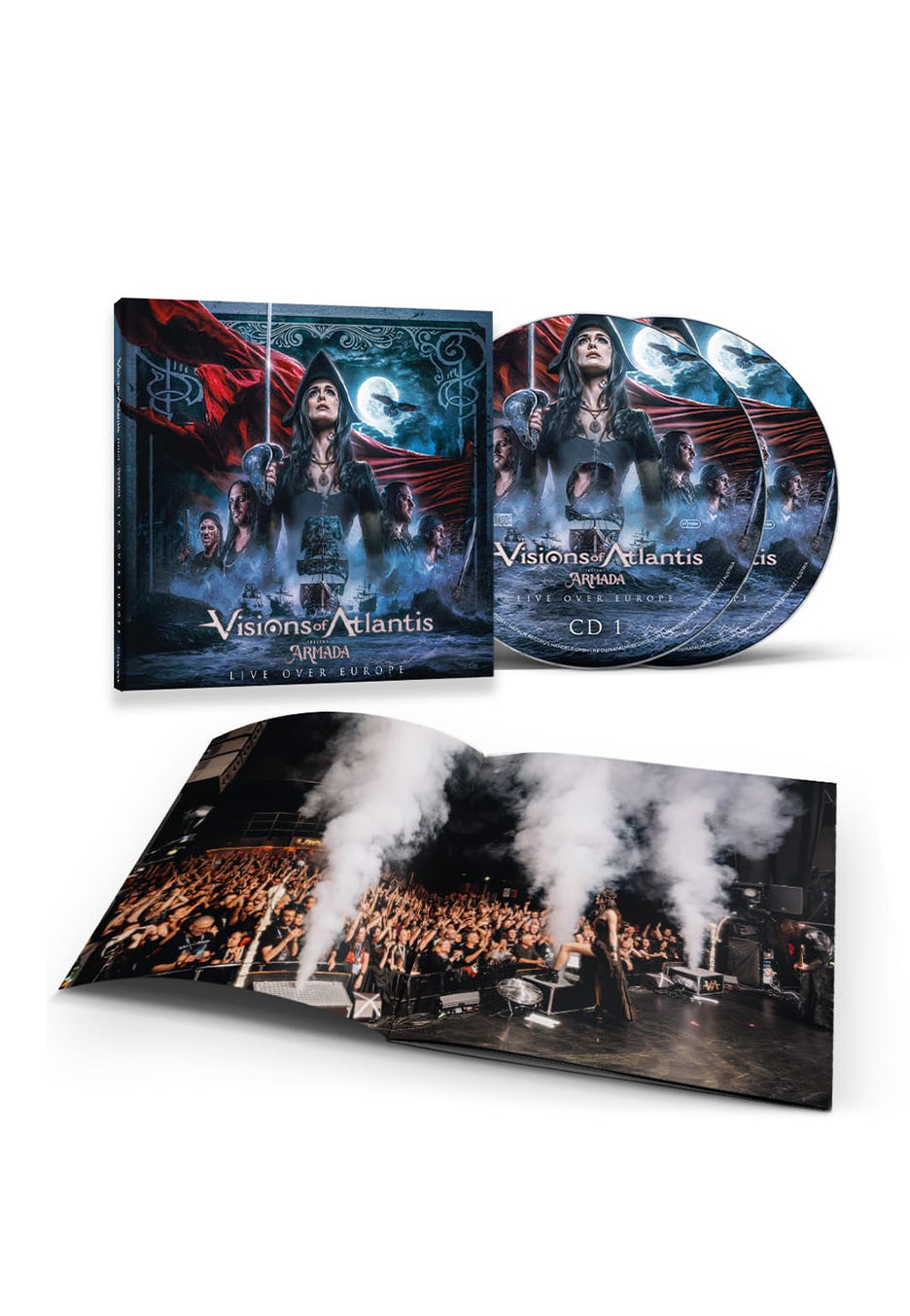 Visions Of Atlantis - Armada Live Over Europe - 2 Digi CD | Neutral-Image