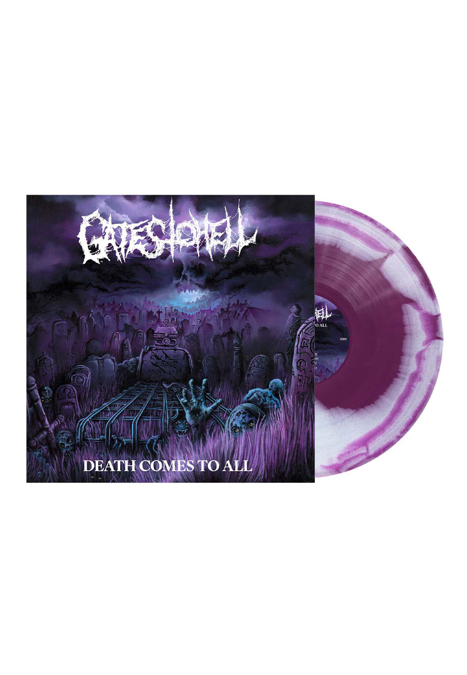 Gates To Hell - Death Comes To All Purple/ White Swirl - Marbled Vinyl | Neutral-Image