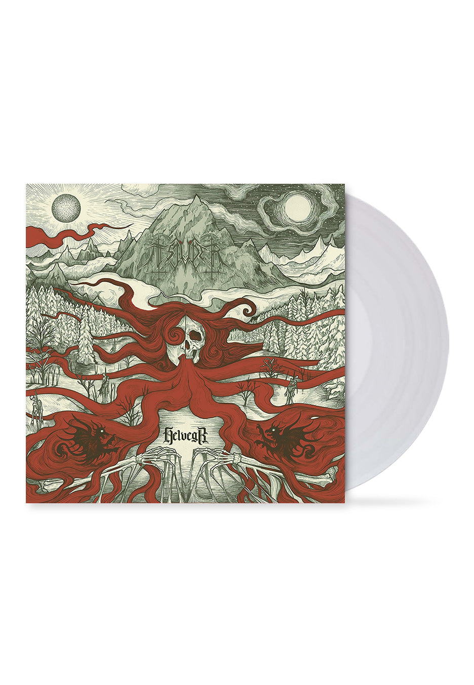 Tsjuder - Helvegr Crystal Clear - Colored Vinyl | Neutral-Image