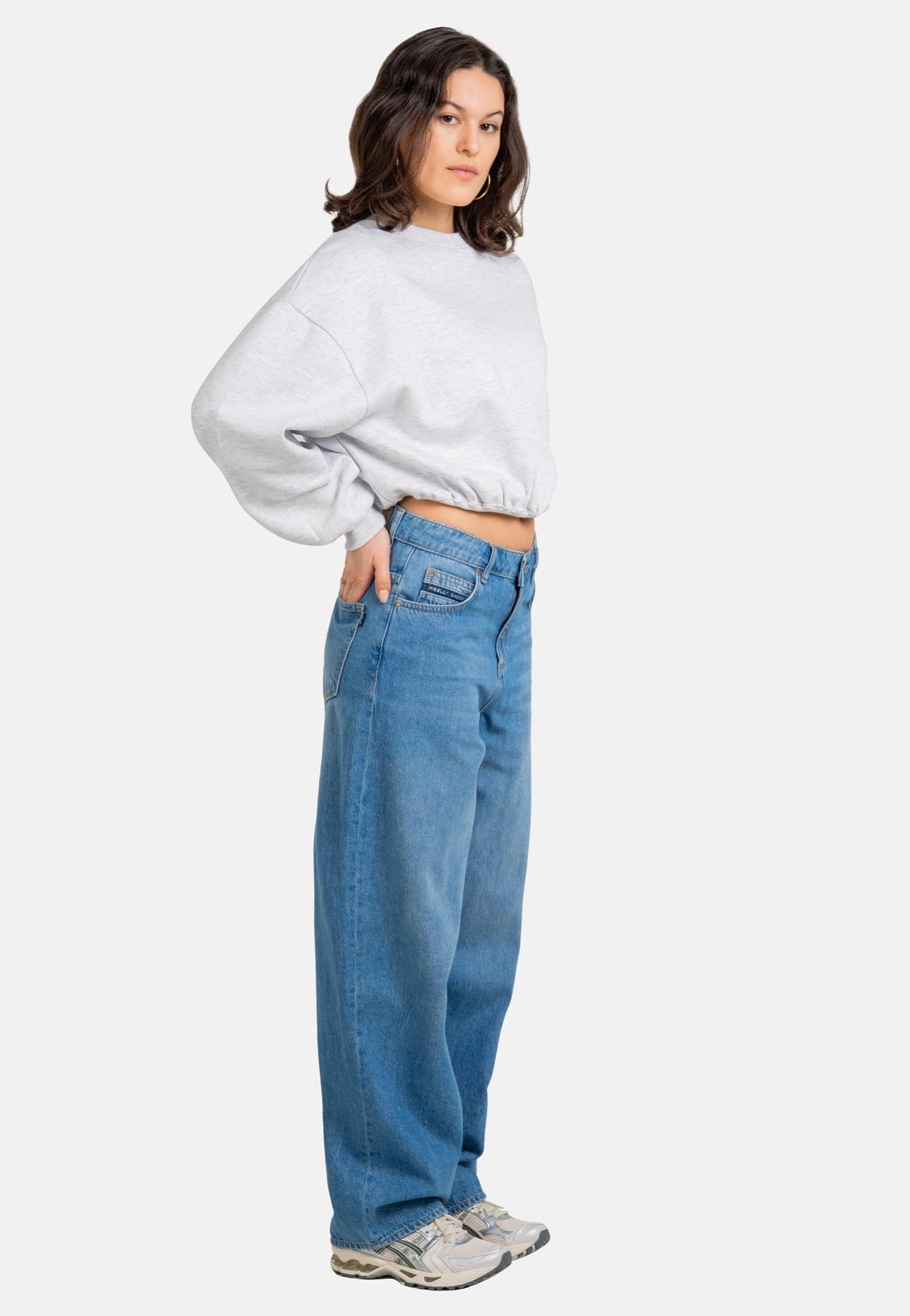 REELL - Women Chloé Baggy Sky Blue Stone - Jeans | Women-Image