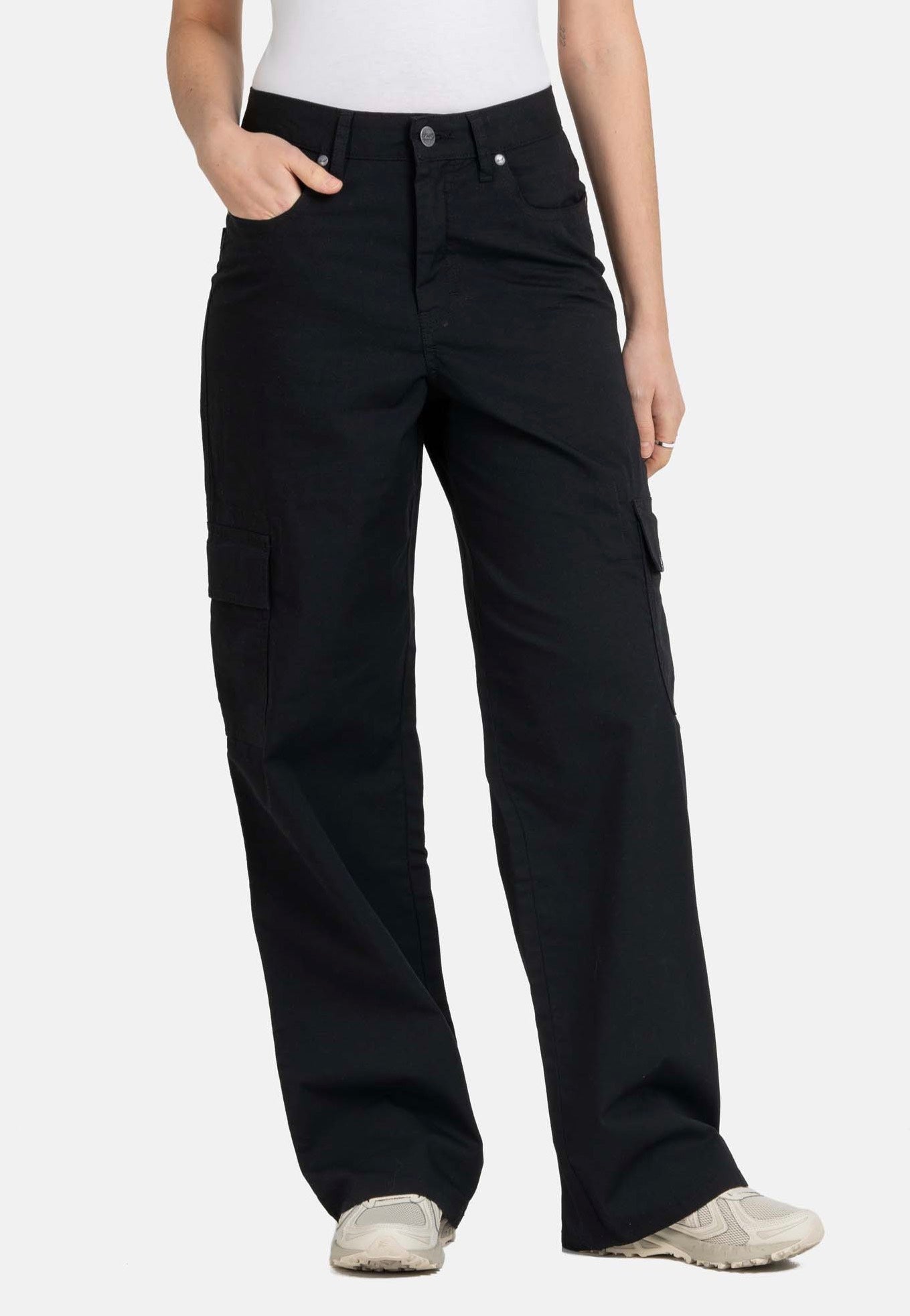 REELL - Mia Cargo Deep Black - Pants | Women-Image