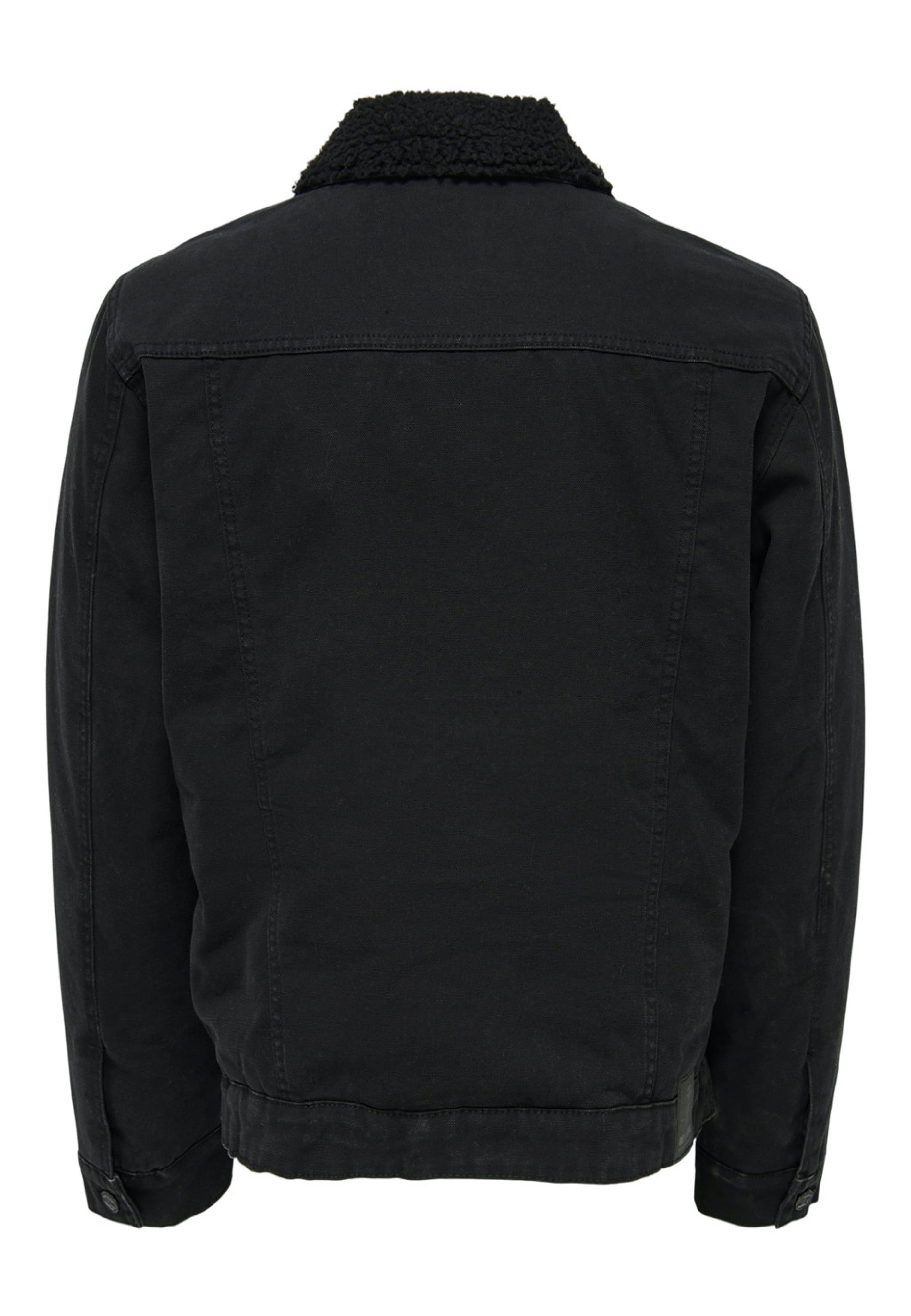 Only & Sons - Louis Canvas Black - Jacket | Men-Image