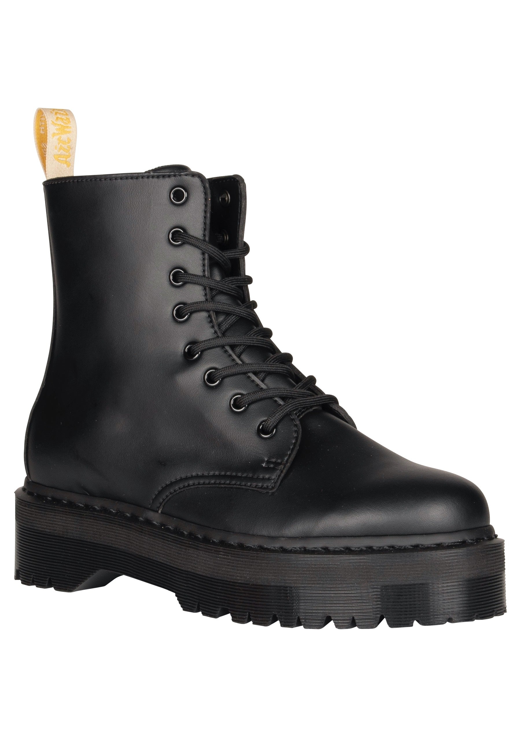 Dr. Martens - Vegan Jadon II Mono Black Felix Rub Off Black - Shoes | Men-Image