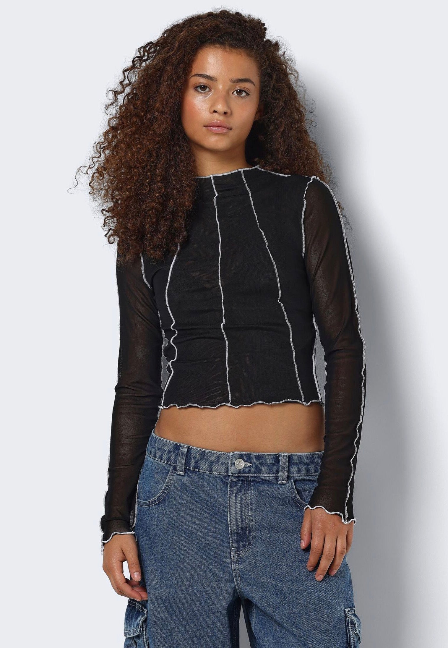 Noisy May - Carrie High Neck Black - Top | Women-Image