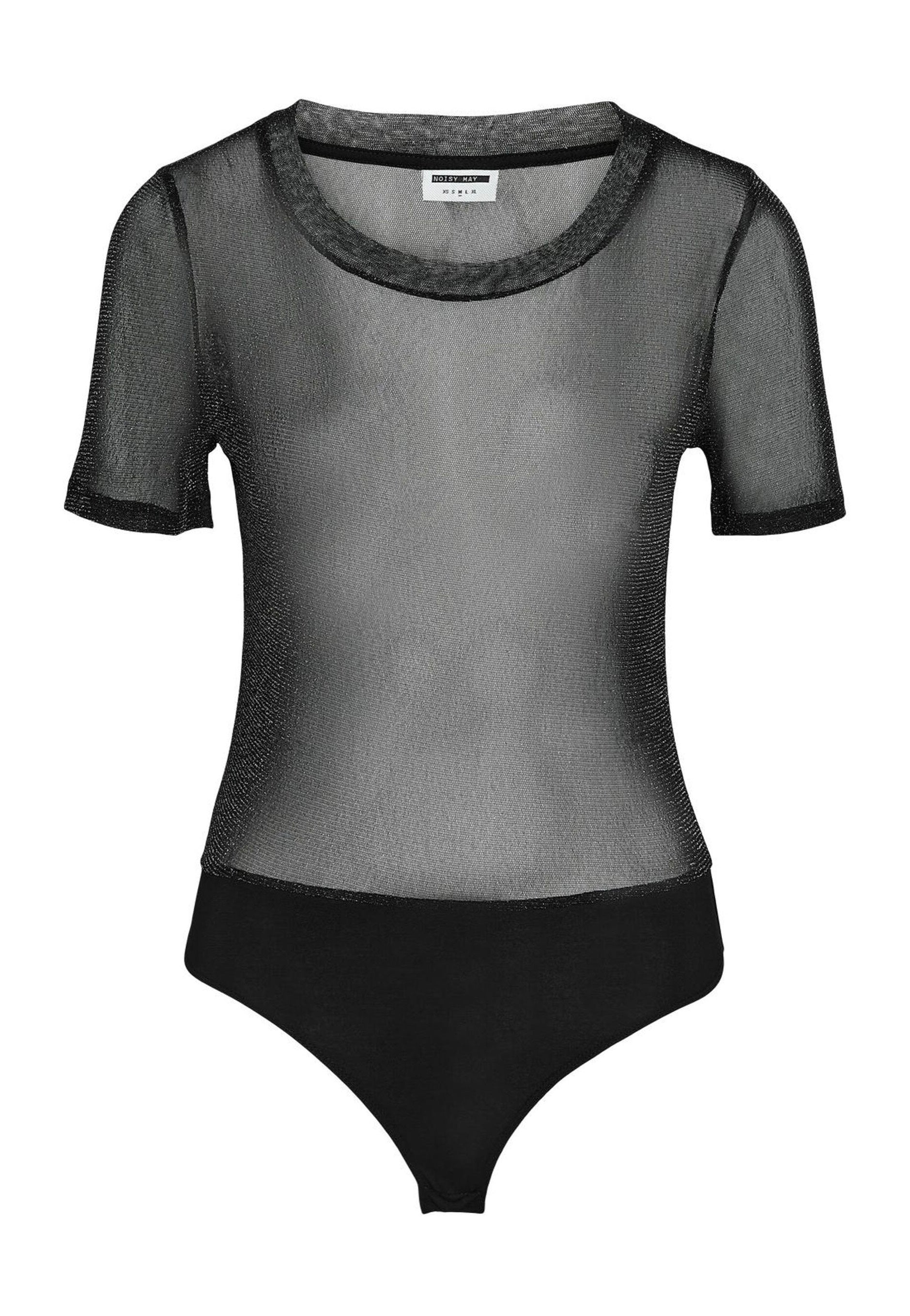 Noisy May - Shimmy Black Silver Lurex - Body | Women-Image