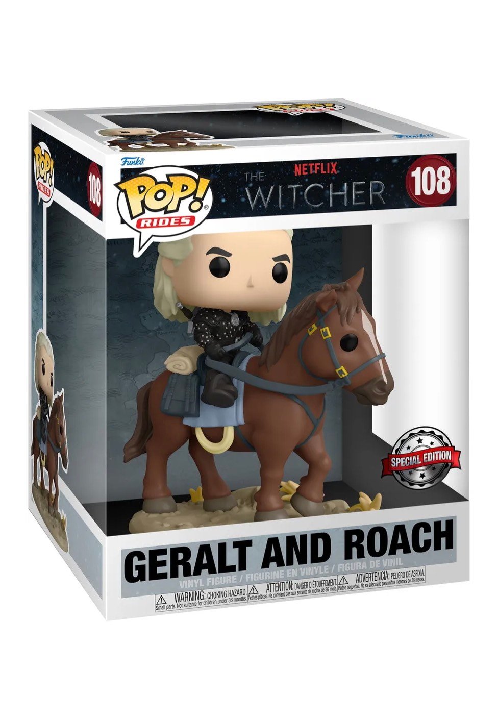The Witcher - Geralt And Roach POP! Vinyl Ride Deluxe - Funko Pop