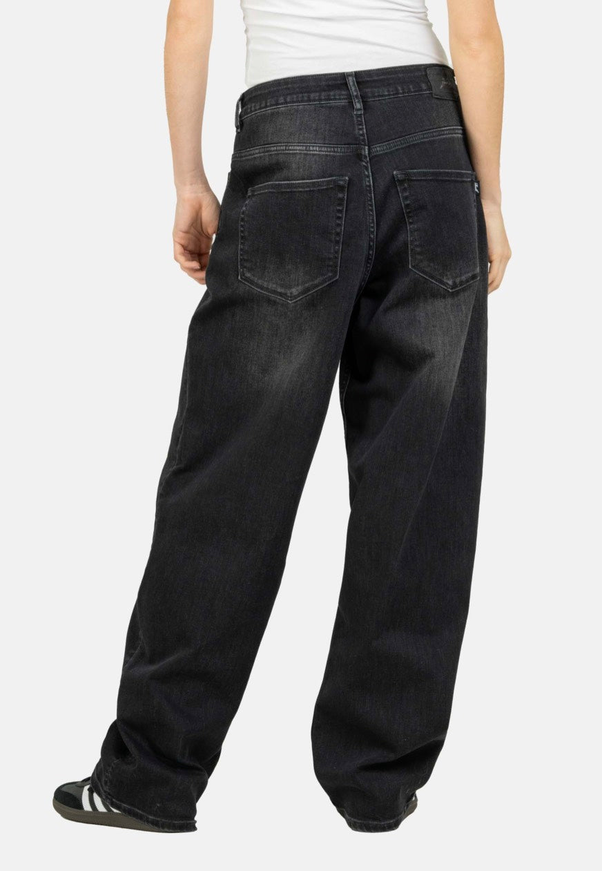 REELL - Women Chloé Baggy Black Faded - Jeans | Women-Image