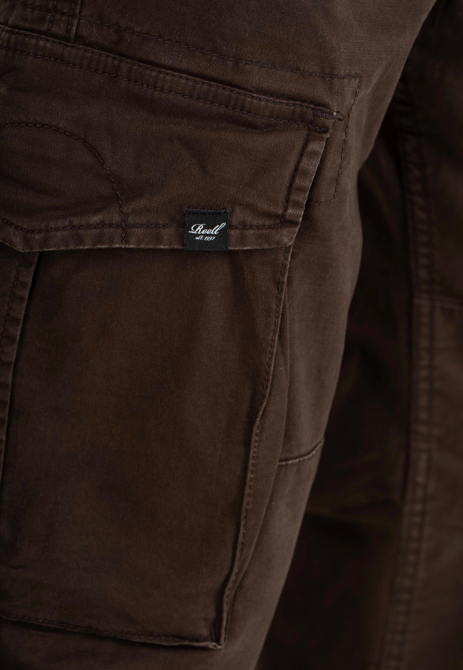 REELL - Flex Cargo LC Mole Brown Used - Pants | Men-Image