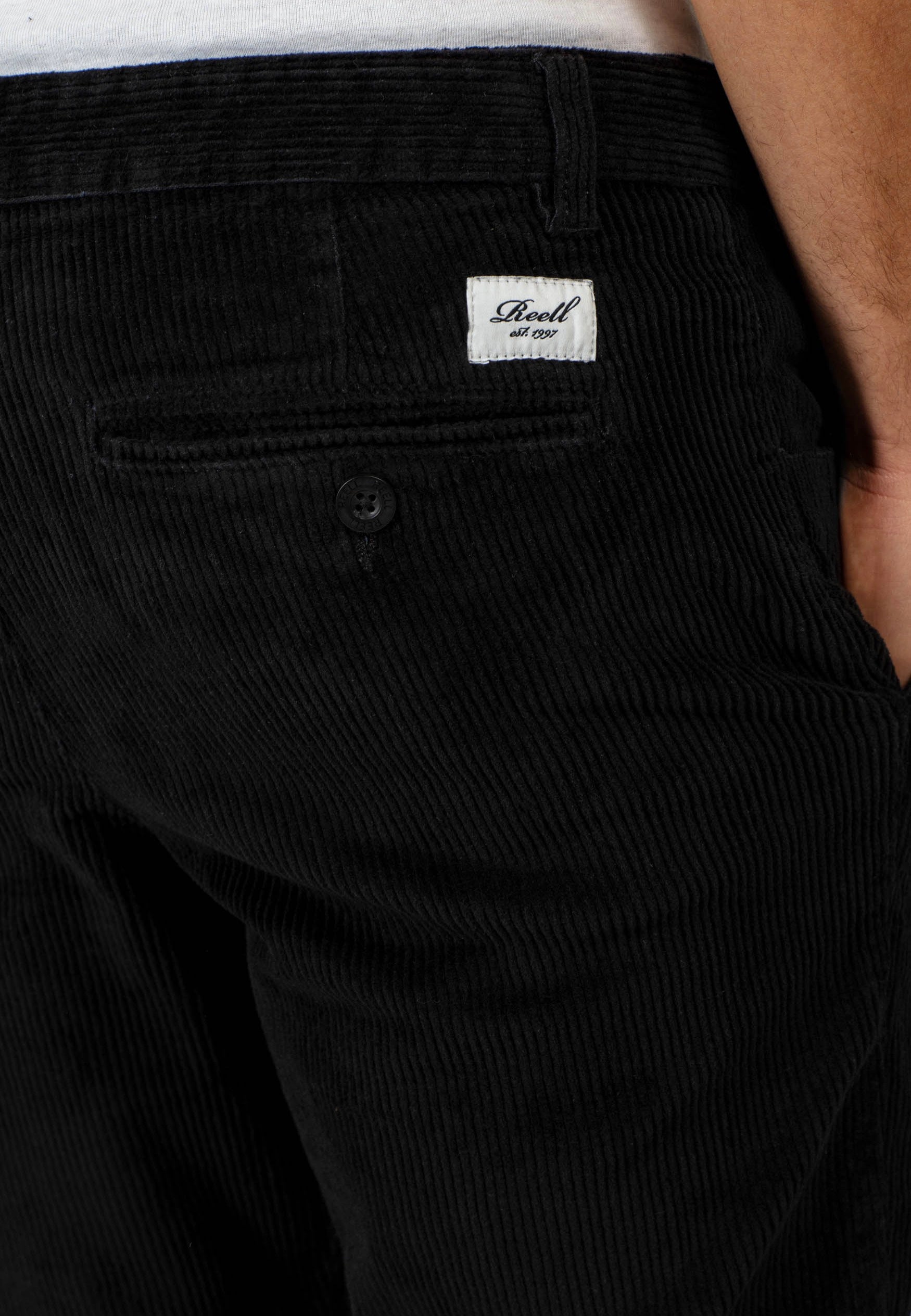 REELL - Regular Flex Chino Black Cord - Pants | Men-Image