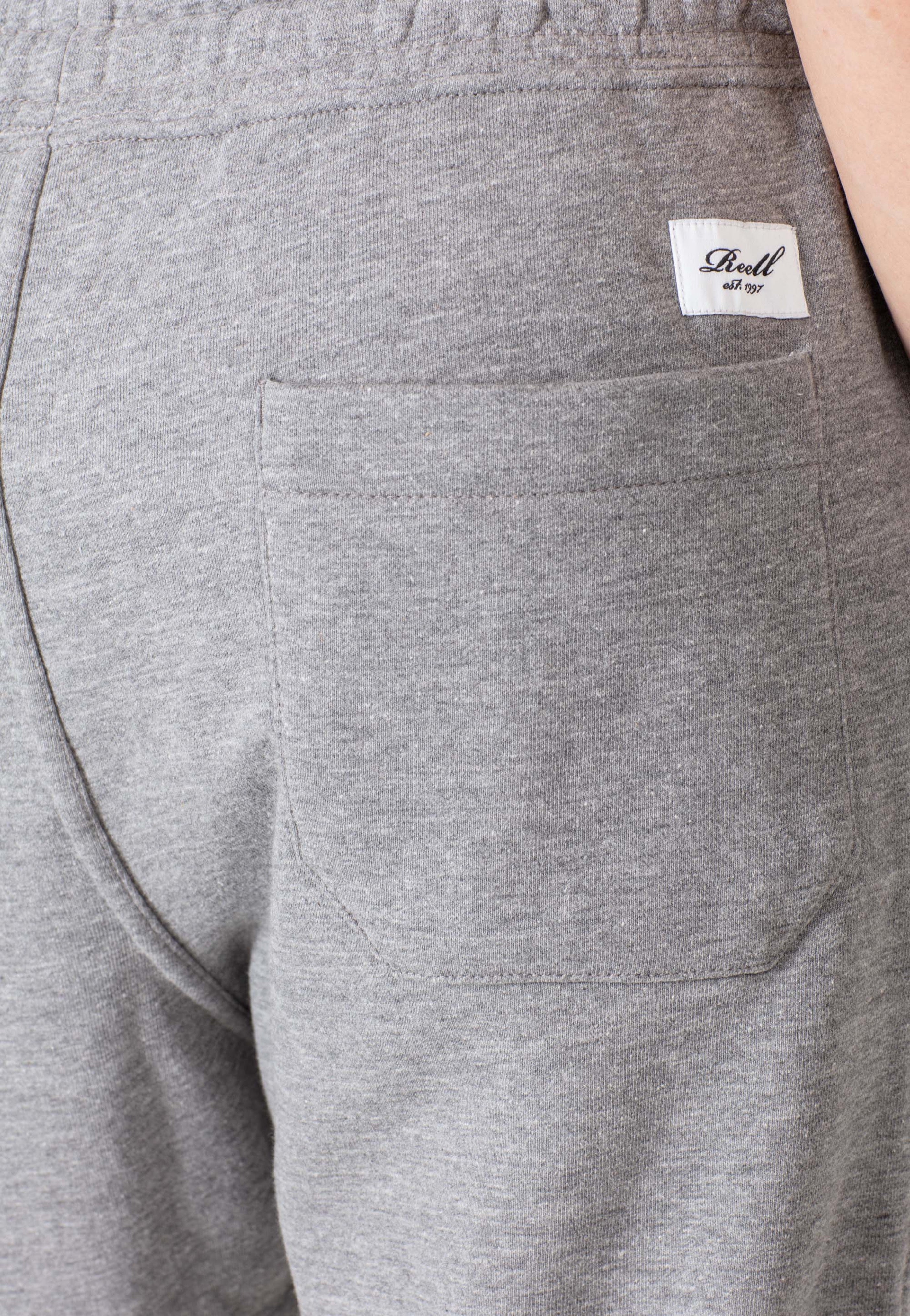 REELL - Terry Logo Sweat Pant Grey Melange - Sweat Pants | Men-Image