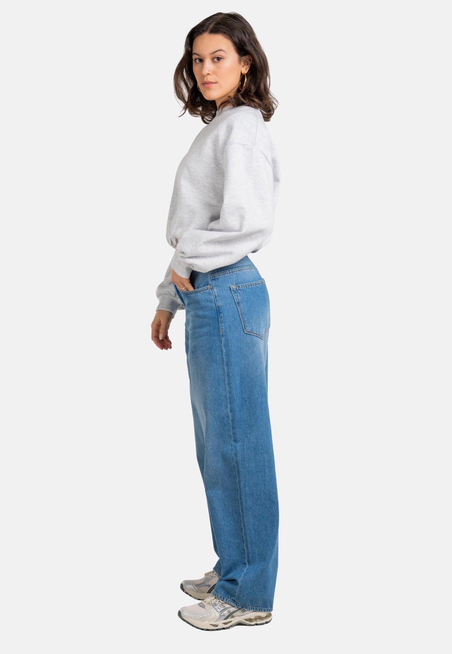 REELL - Women Chloé Baggy Sky Blue Stone - Jeans | Women-Image