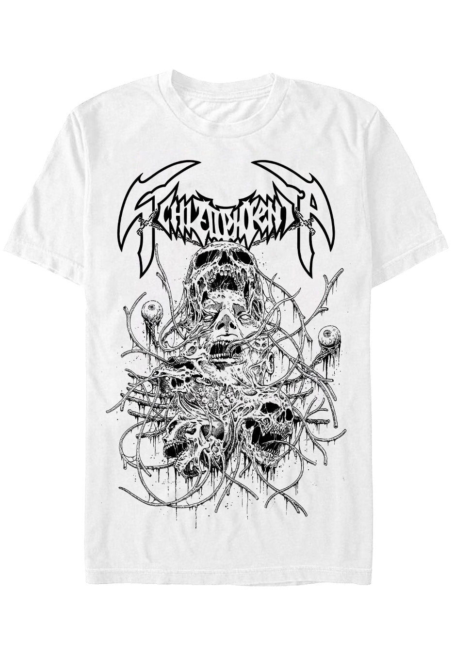 Schizophrenia - Cranial Disintegration White - T-Shirt | Neutral-Image