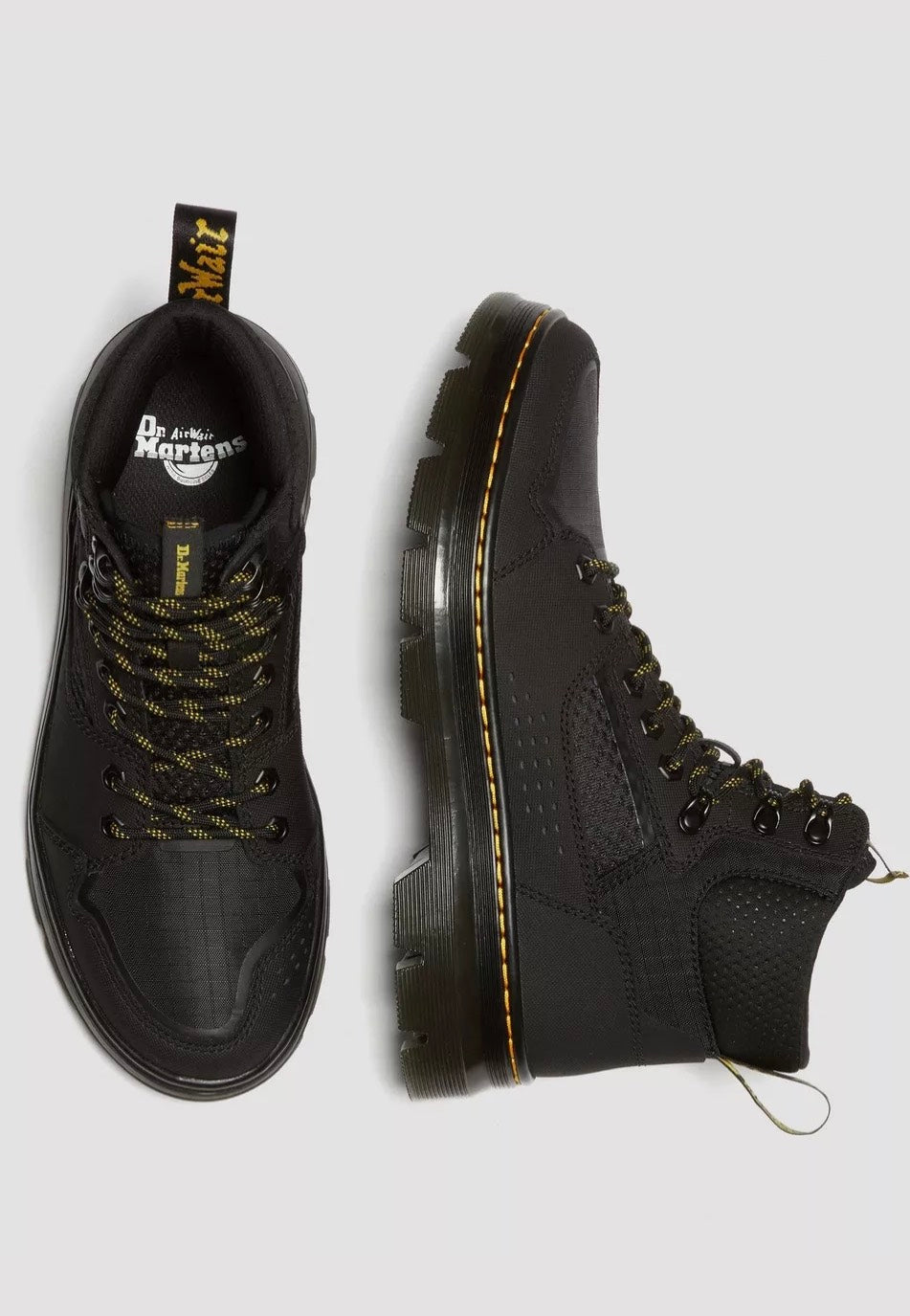 Dr. Martens - Rilla Black Ajax/Perf Spacer/Dot Emboss Poly/Hub Ripstop - Shoes | Men-Image