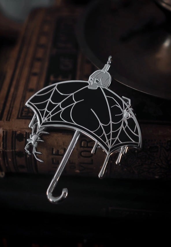 Lively Ghosts - Nevermore Umbrella Black - Pin | Neutral-Image