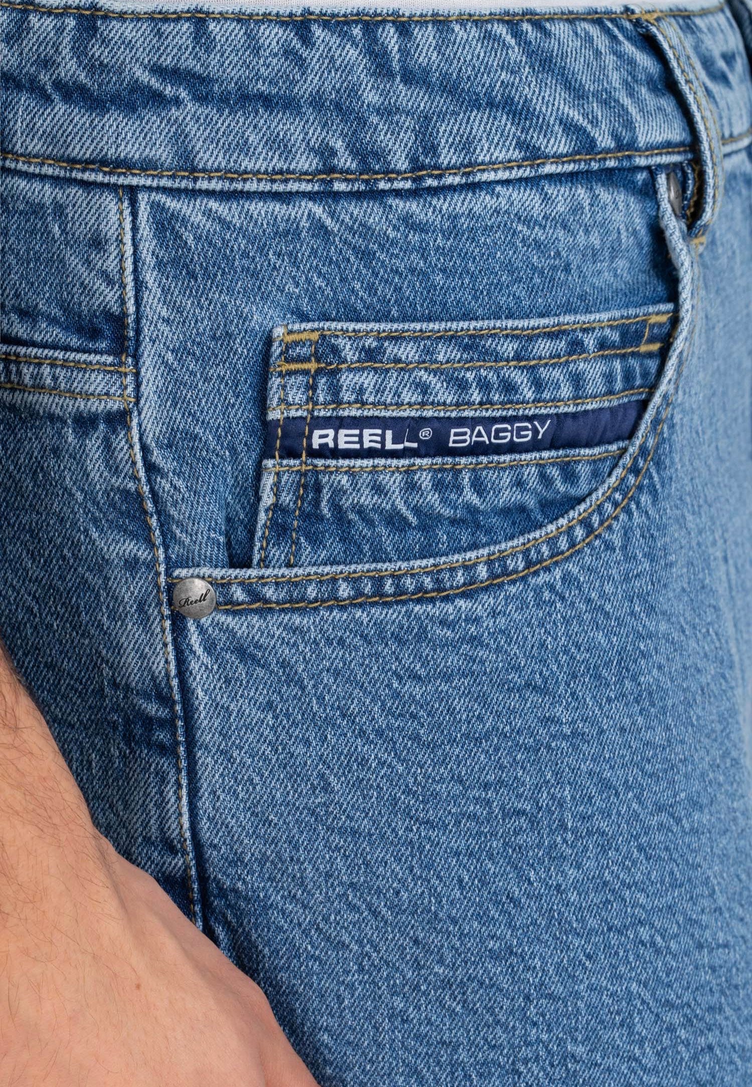 REELL - Baggy Authentic Mid Blue - Jeans | Men-Image