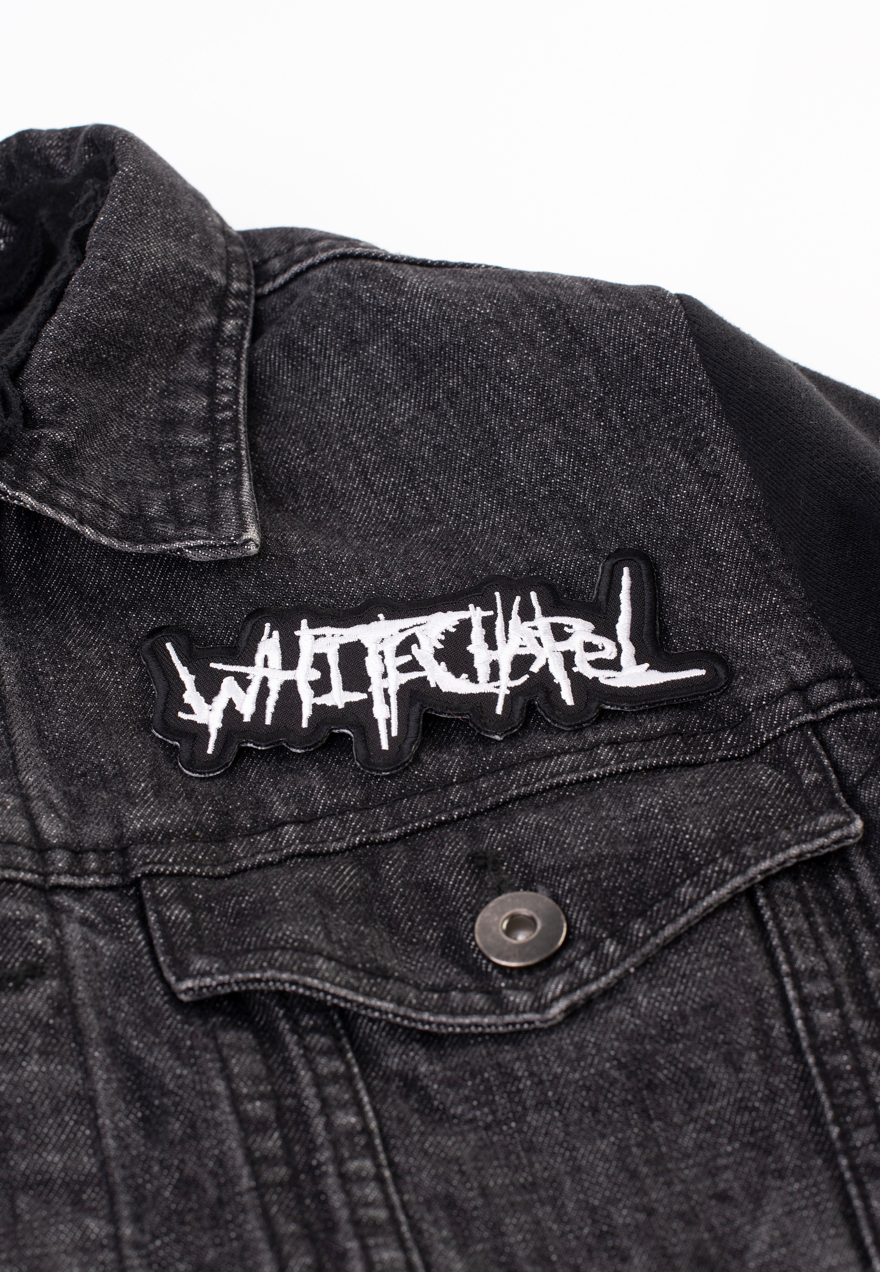 Whitechapel - Shaped Old School Logo - Patch | Neutral-Image