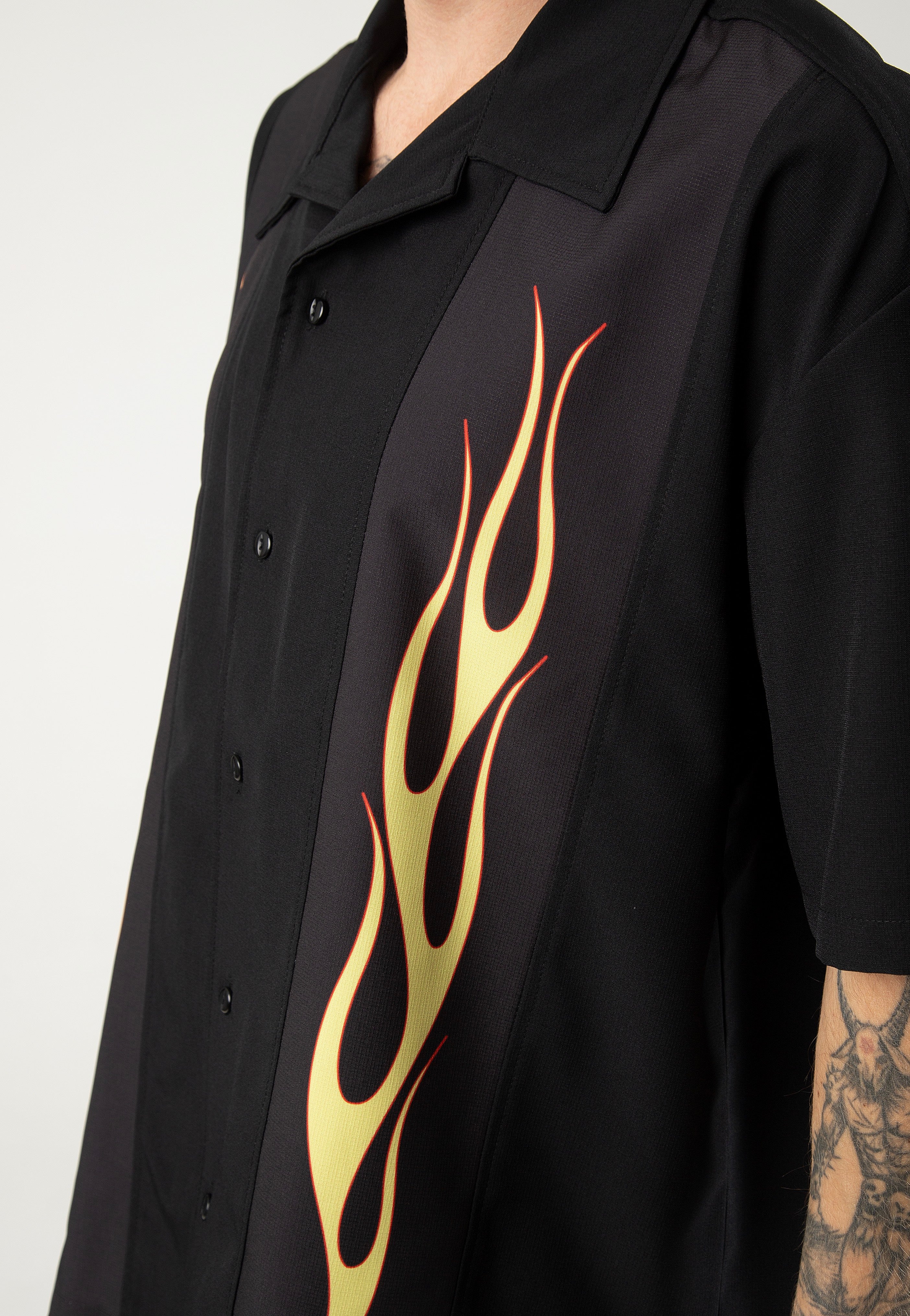 Black shirt with flames deals