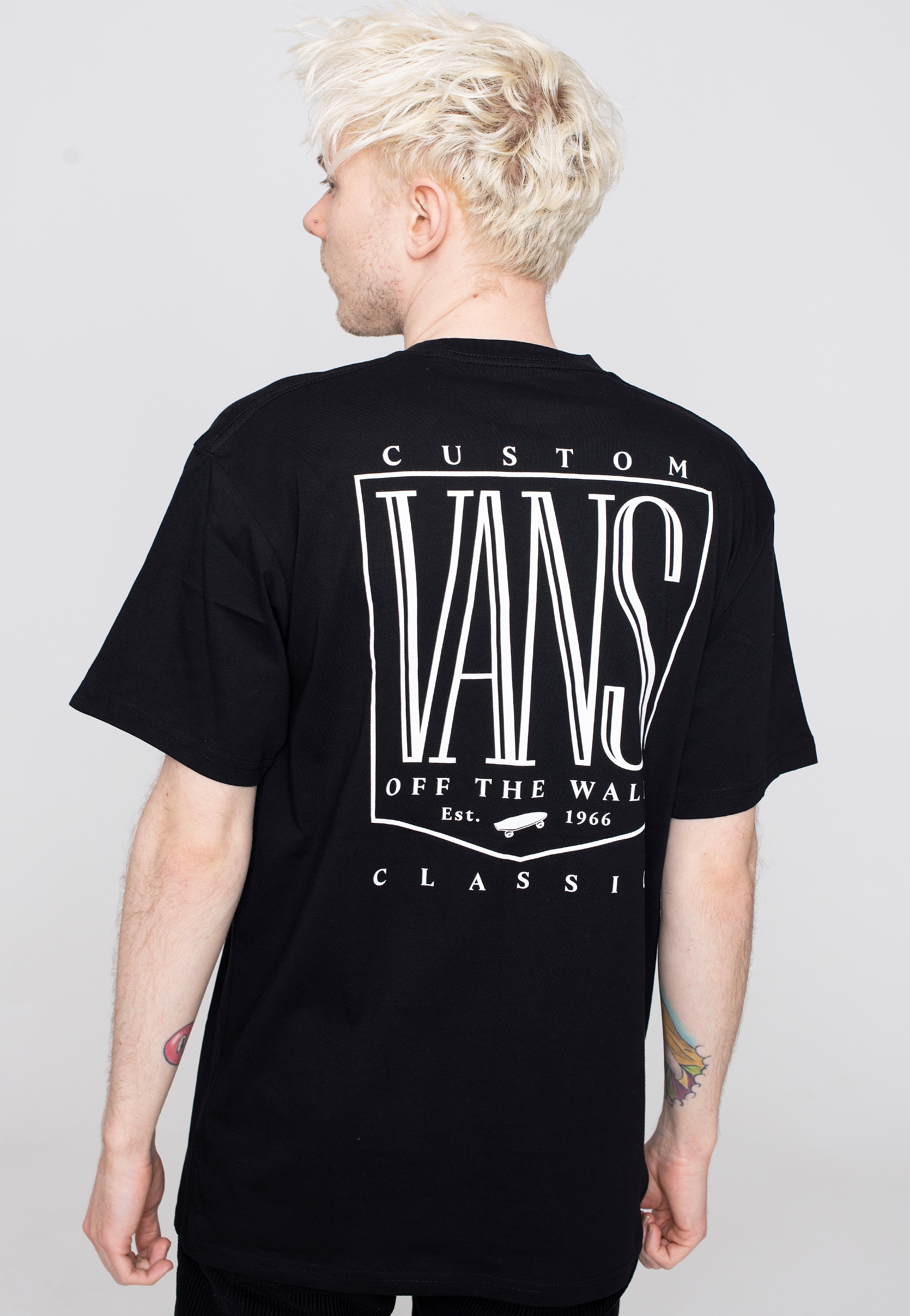 Vans - Original Tall Type Black - T-Shirt | Men-Image