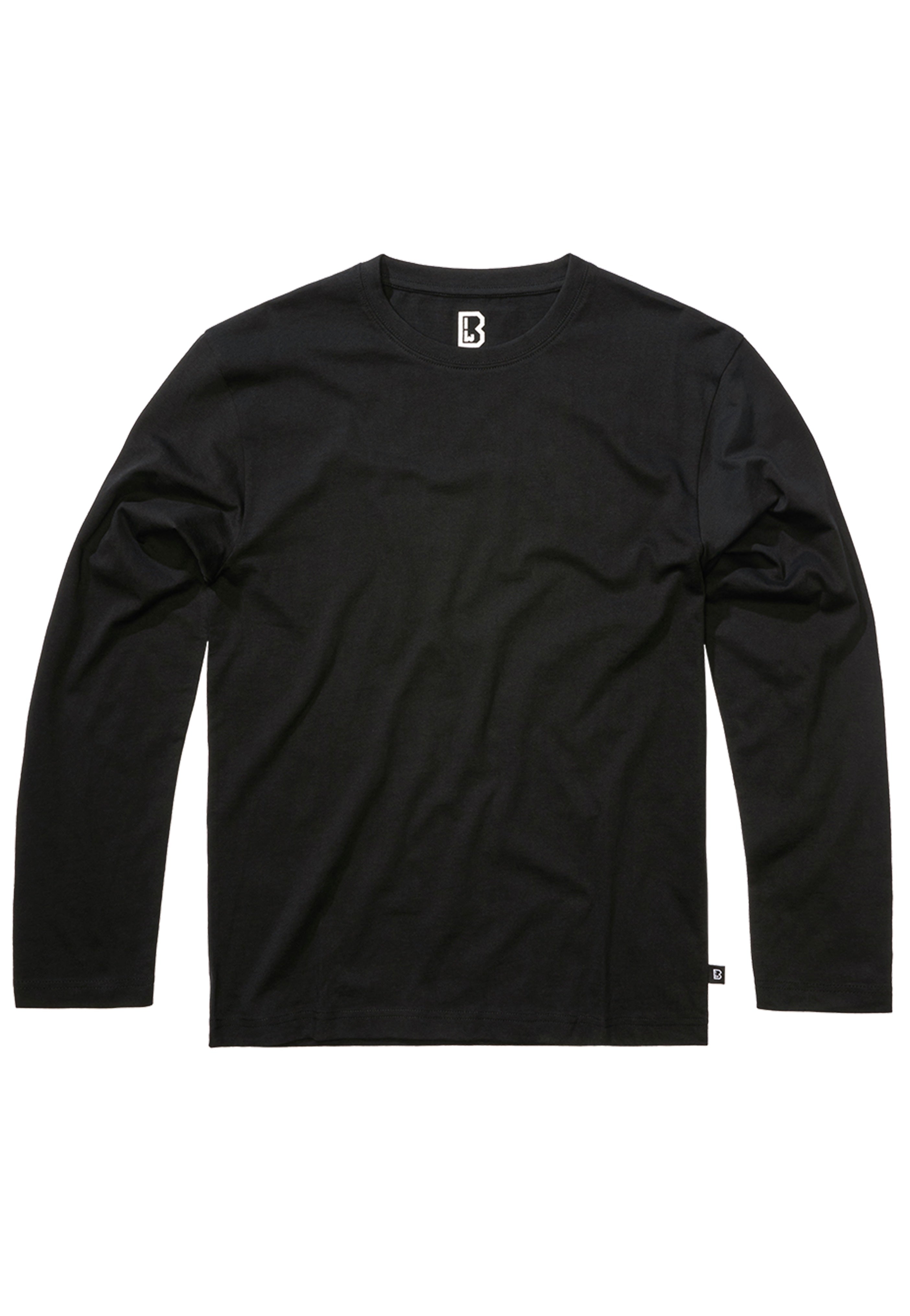 Brandit - Premium Black - Longsleeve | Men-Image