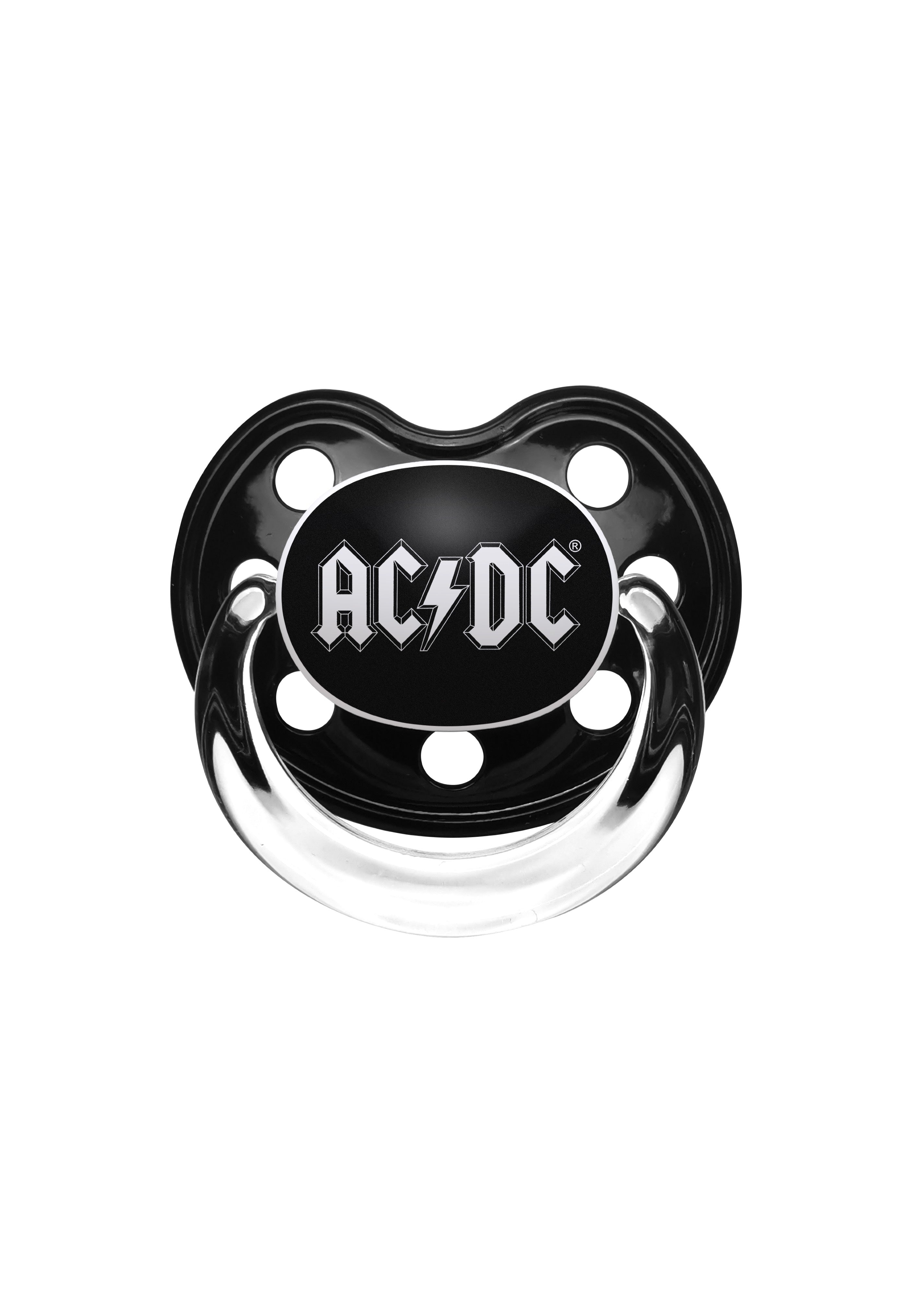 AC/DC - Logo Black/White - Baby Pacifier | Neutral-Image