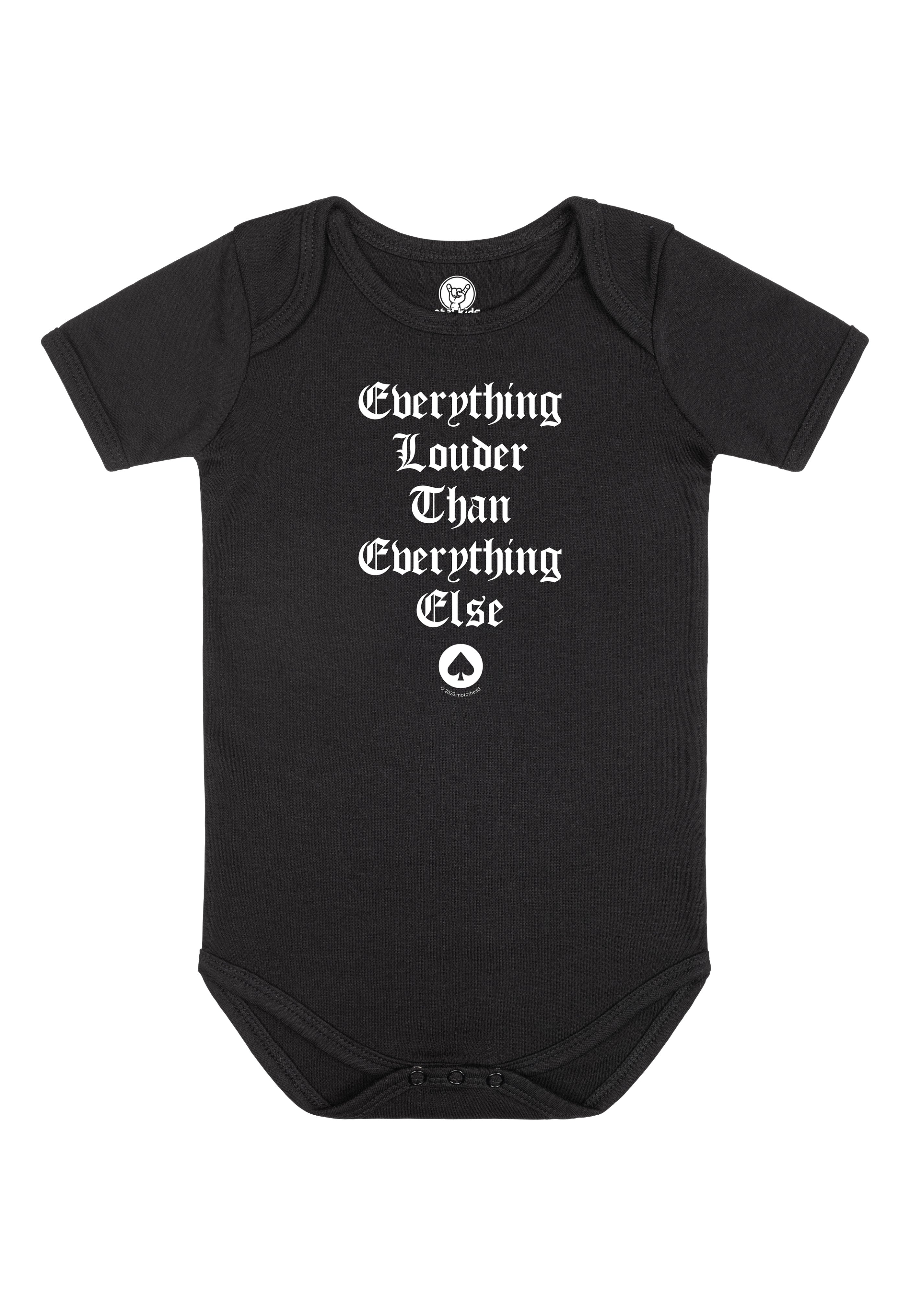 Motörhead - Everything Louder… Babygrow Black/White - Bodysuit | Men-Image