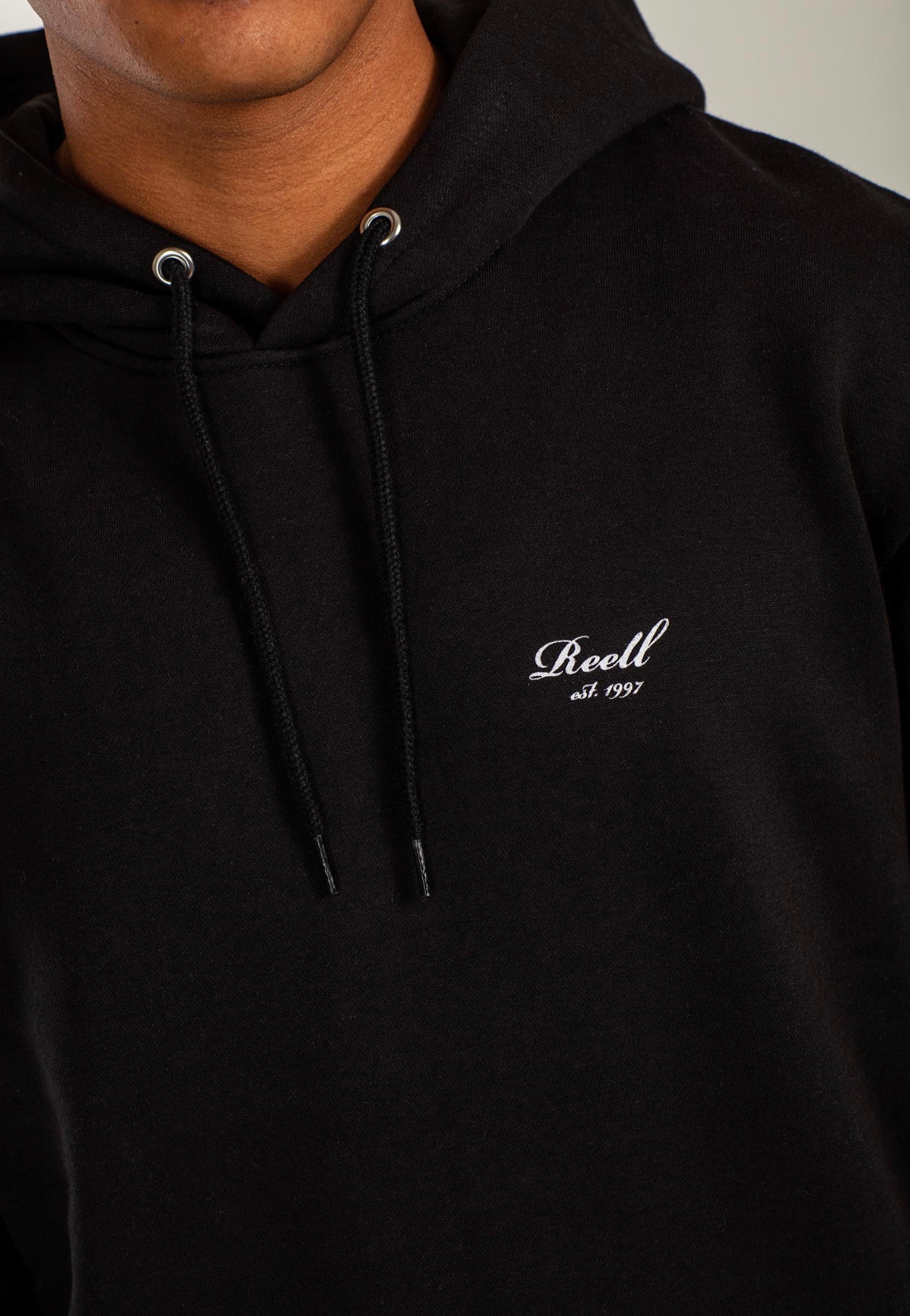 REELL - Staple Logo Deep Black - Hoodie | Men-Image