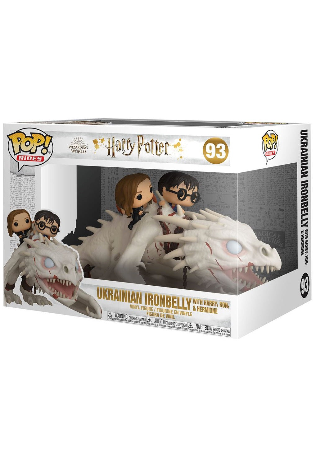 Harry Potter - Dragon w/ Harry, Ron & Hermione POP! Rides Deluxe - Funko Pop | Neutral-Image