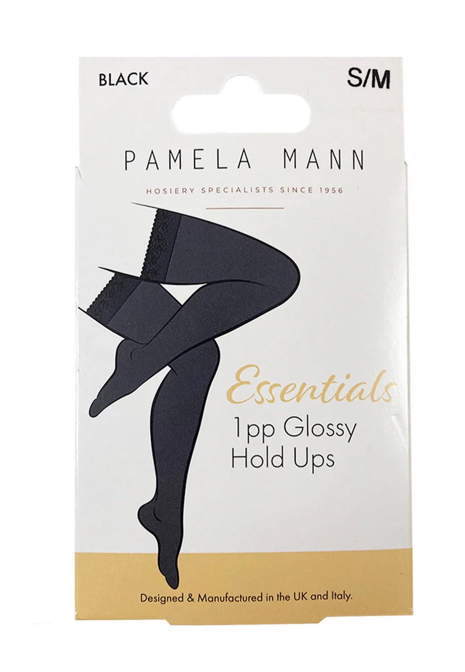 Pamela Mann - Hold Ups Essential Black - Socks | Neutral-Image