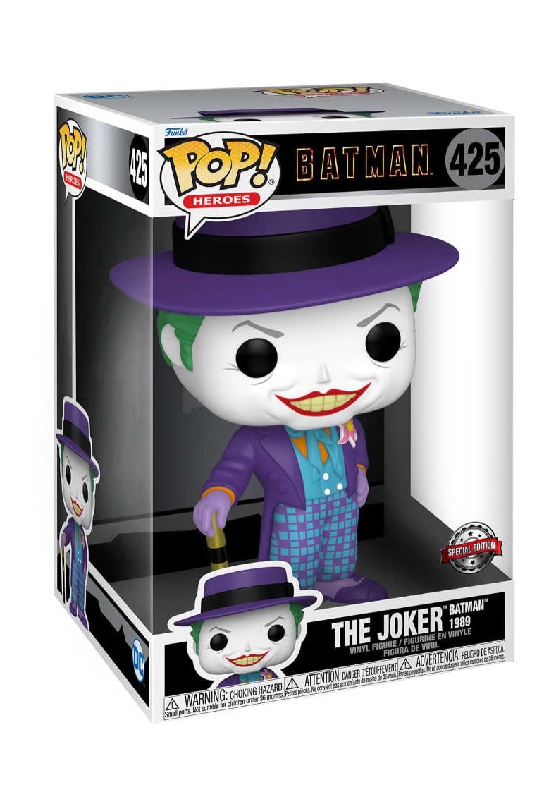Batman - The Joker 1989 w/Hat Jumbo POP! Vinyl - Funko Pop | Neutral-Image