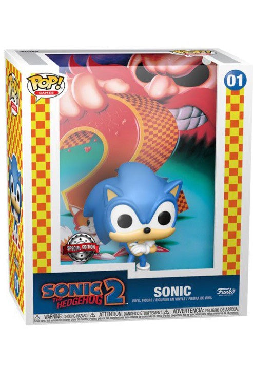 Sonic The Hedgehog - Sonic (IE) POP! Vinyl Game Cover - Funko Pop | Neutral-Image