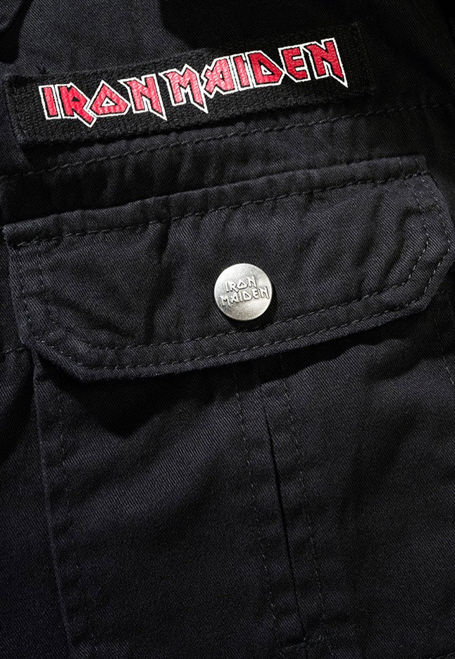 Brandit x Iron Maiden - Number Of The Beast Vintage - Vest | Neutral-Image