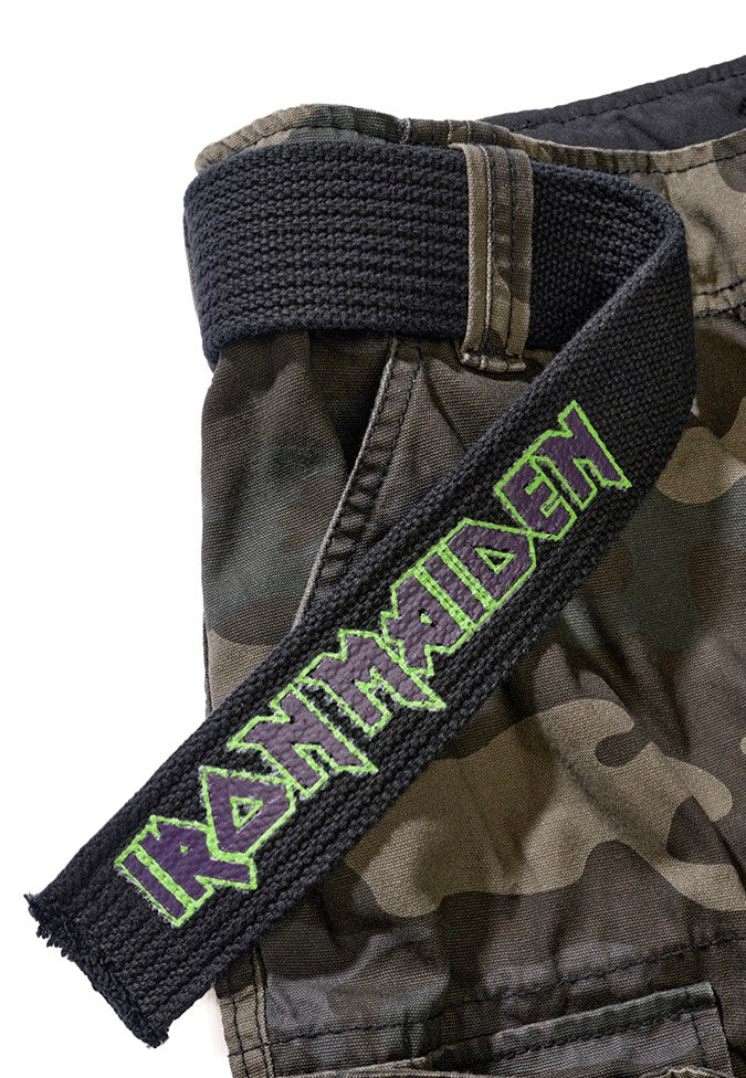 Brandit x Iron Maiden - Savage The Number Of The Beast Darkcamo - Shorts | Men-Image