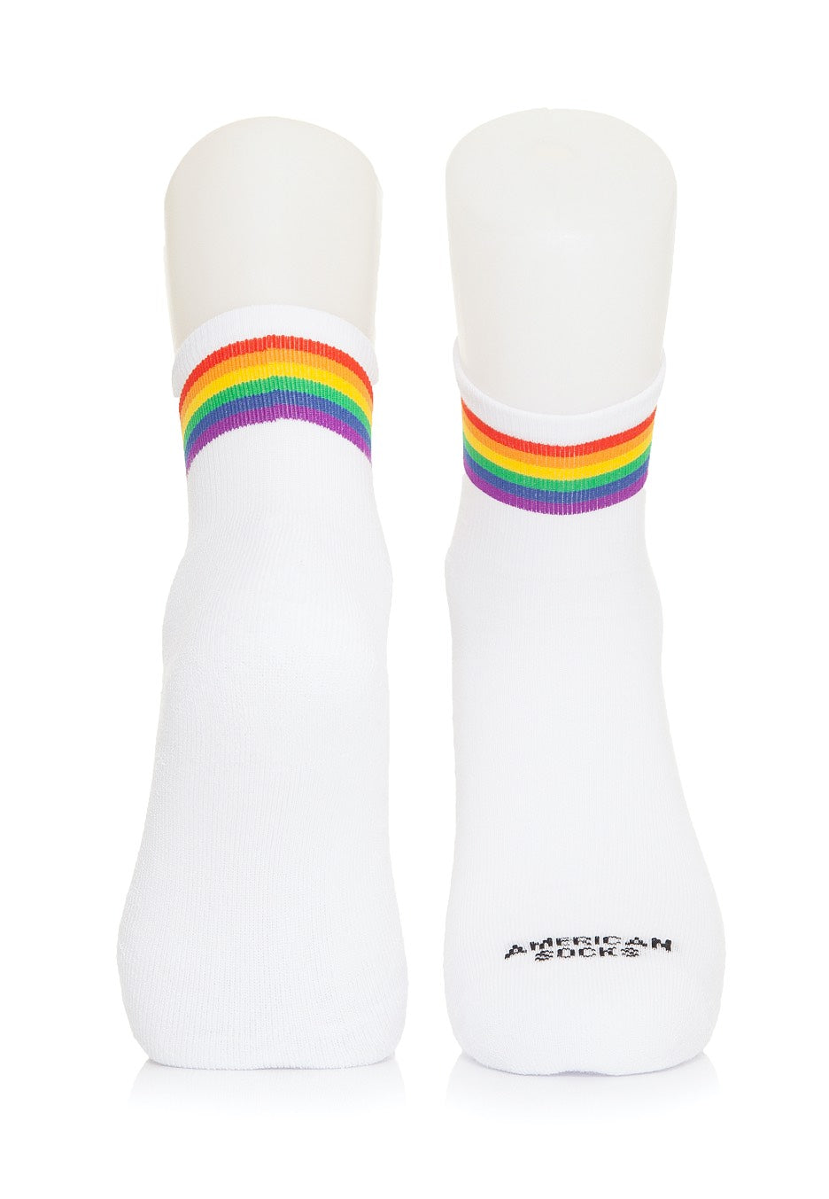 American Socks - Rainbow Pride Ankle High - Socks | Neutral-Image