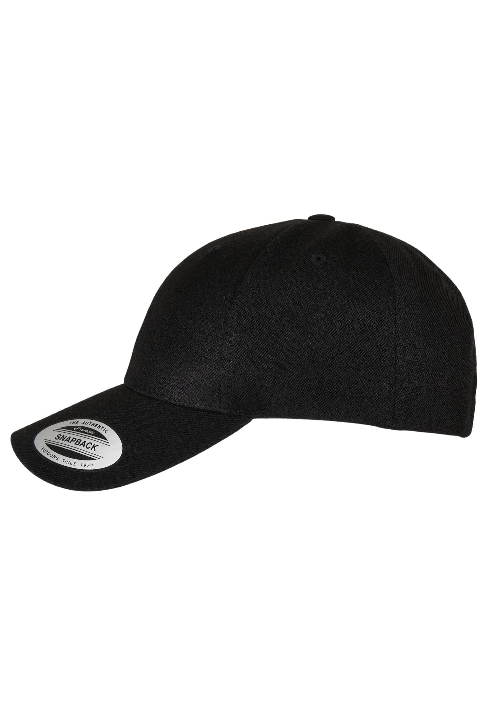 Urban Classics - Premium Curved Visor Black - Cap | Neutral-Image