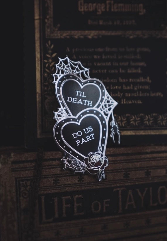 Lively Ghosts - Til Death Black - Pin | Neutral-Image