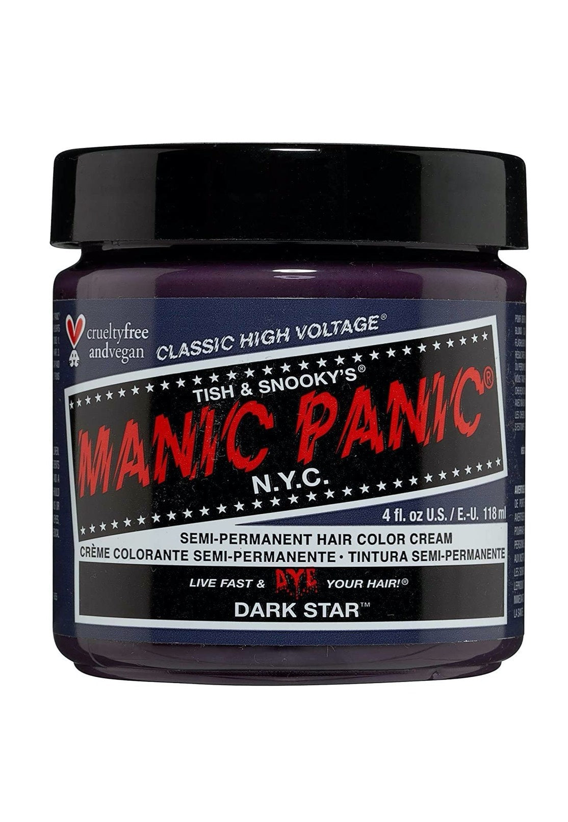 Manic Panic - High Voltage Dark Star - Hair Dye | Neutral-Image