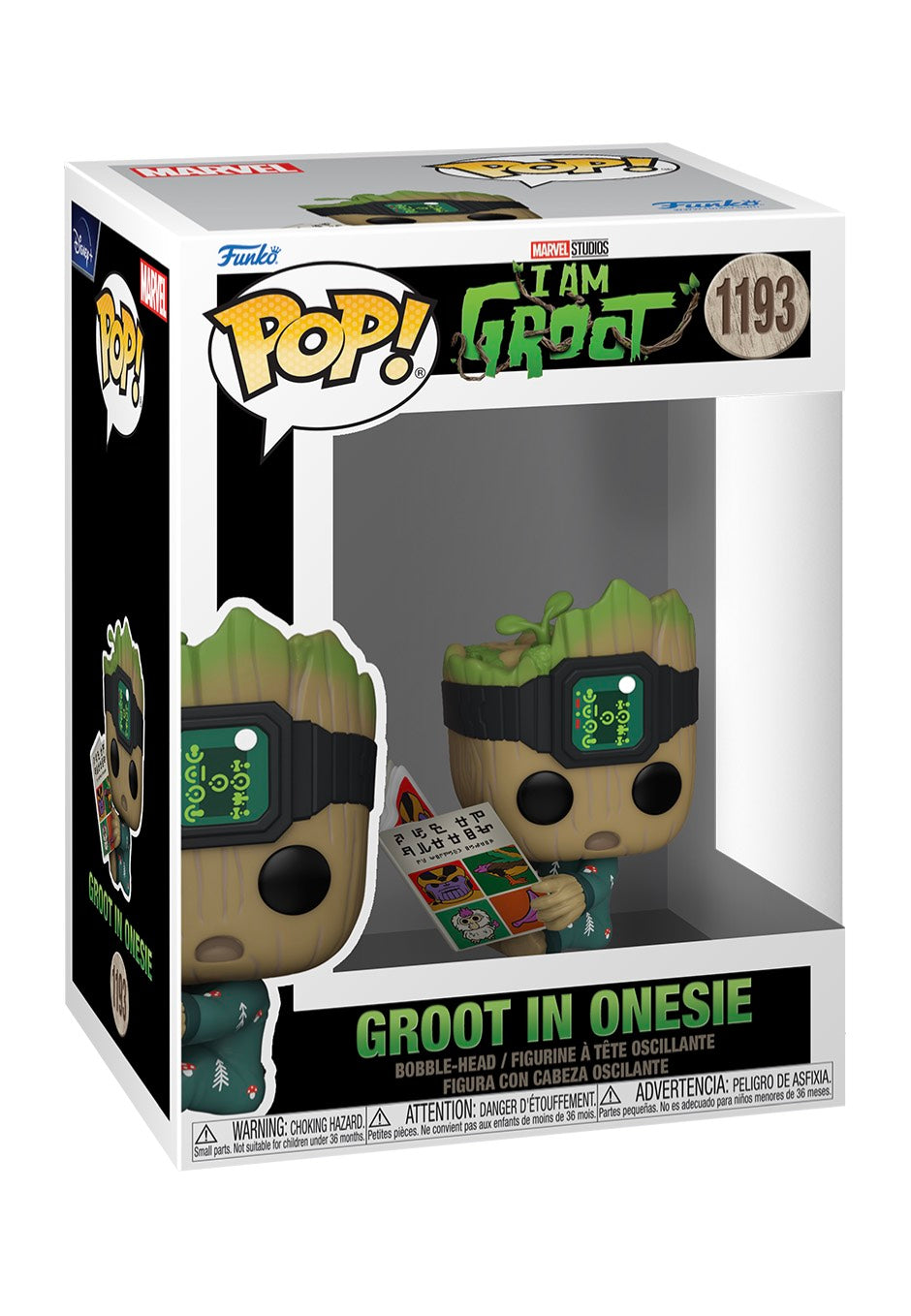 Guardians Of The Galaxy - Groot PJs w/Book POP! Bobble-Head - Funko Pop | Neutral-Image